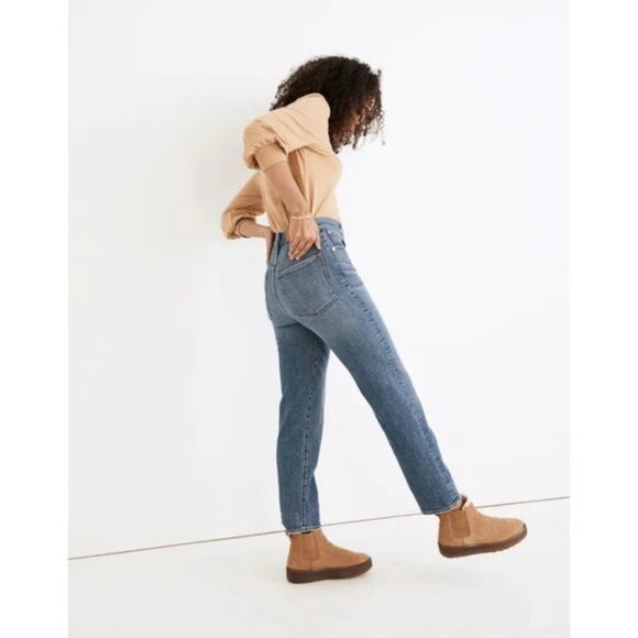Madewell The Perfect Vintage Jeans Blue Denim High Rise Straight Women's Size 26 - Picture 5 of 14